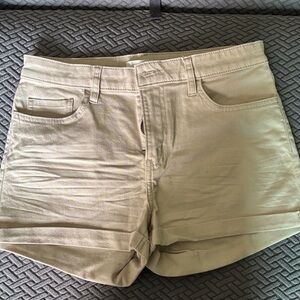 H&M Women's Beige Cargo Shorts
